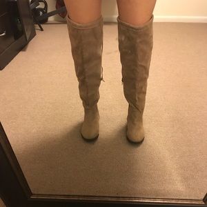 Over-The-Knee suede boots